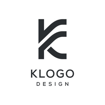 monogram letter k, modern design vector inspiration eps 10
