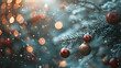 Branches d'arbres de Noël festives : une toile de fond joyeuse et joyeuse pour la période des fêtes