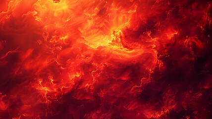 Wall Mural - abstract background with fiery red sky pattern