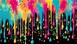 digital black background dripped art dirty graffiti dark gital fun urban cute art aesthetic colorful background 80s spray cool fluorescent abstract dripped style fashion art paint colourful drip