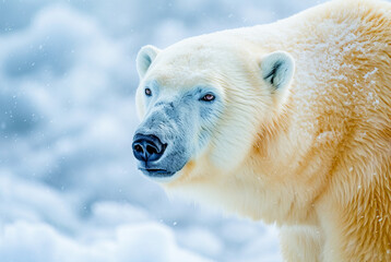 Wall Mural - Polar Bear Ursus maritimus, World Wildlife Day, March, animal concept, generative ai