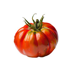 Canvas Print - tomato on a white background