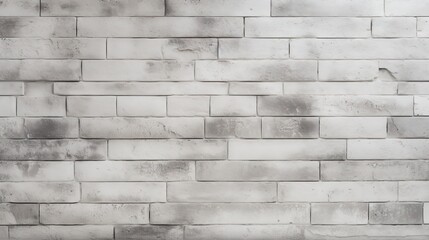 Wall Mural - Abstract White and Grey Brick Wall Texture Background for Interior Design Projects