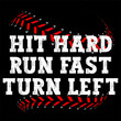 © Wonderful Studio - Baseball Sport Player Hit Hard Run Fast Turn Left For Baseball Lovers