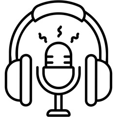 Sticker - Podcast Icon