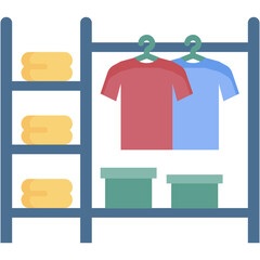 Poster - Clothing Rack Illustration