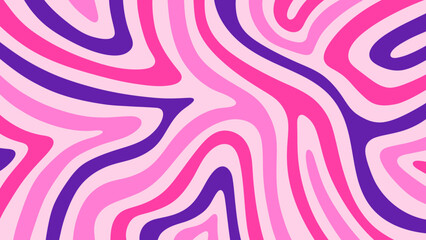 Wall Mural - pink and purple abstract background waves line seamless pattern