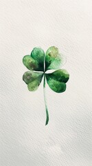 closeup leaf clover white surface irish genes post background full lucky clovers unexpected windfall parade rider card cute drawing idol toast