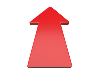 Poster - 3D Arrow icon Isolated on transparent background