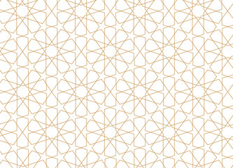 Wall Mural - Abstract seamless Arabic pattern style vector background