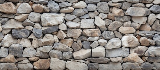 Canvas Print - Rugged Terrain: A Heap of Weathered Rocks Adds Texture and Depth to Natural Landscape