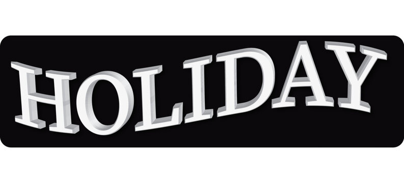 HOLIDAY  TYPOGRAPHY