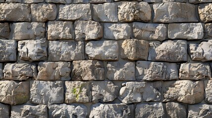 Poster - Background of stone wall texture, closeup of stone wall texture.