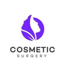 Wall Mural - Cosmetic Surgery logo Icon Brand Identity Sign Symbol Template