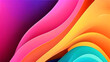 Colorful Abstract wallpaper design, Colorful Wave background, Transform any room with dynamic waves of color art, adding a modern and artistic touch to your creations, Colorful Abstract Background
