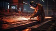 furnace metallurgy steel mill illustration casting rolling, billet forge, heat tempering furnace metallurgy steel mill