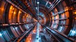 interior version inside the handron collider