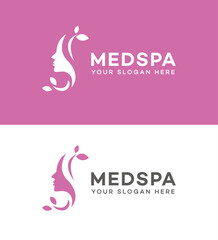 Wall Mural - Med spa logo Icon Brand Identity Sign Symbol Template