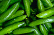 cucumbers on the market