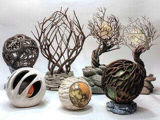 Poster - Interconnected Sculptures
