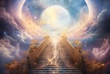 Fototapeta  - Stairway to Celestial Realms