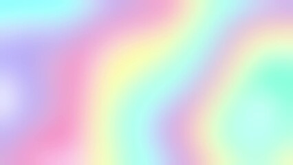 Poster - Colorful gradient background, pastel multicolor color changing animation, vibrant futuristic liquid gradient