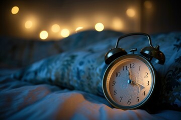 Poster - Colorful alarm clock. Color object. Generate Ai