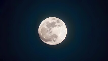 full moon in the night sky