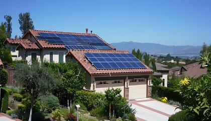 Poster - Sustainable Living, Harnessing Solar Energy with Rooftop Panels