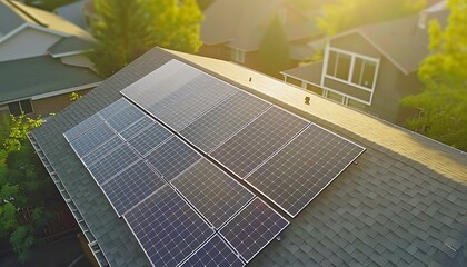 Poster - Sustainable Living, Harnessing Solar Energy with Rooftop Panels