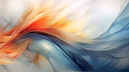 Wall Mural - abstract bright wavy background, copy space