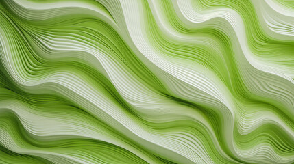 Wall Mural - abstract green wavy background, copy space