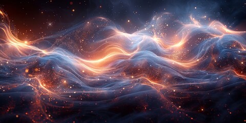 Wall Mural - Energy Flow Background