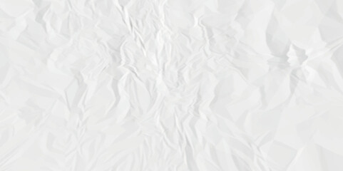 Wall Mural - White paper texture is crumpled paper texture. White crumpled and creased paper texture. white crumpled blank paper texture. Grunge paper texture.