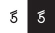 FB logo, monogram unique logo, black and white logo, premium elegant logo, letter FB Vector minimalist