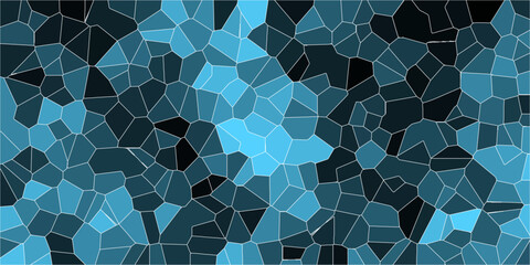 Poster - Abstract Broken Stone rough-textured. seamless mosaic of grey granite blocks, structured, art. stone cubes in architectural design.used in interior ,walkway,wall and surface	