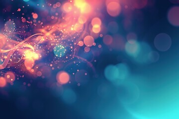 Poster - Intricate Abstract lines glowing. Speed effect. Generate Ai