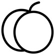 cucurbita icon, simple vector design