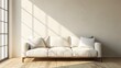 photograph of Sofa or couch furniture on wooden floor 