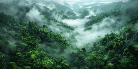 Wall Mural - lush rainforest of Tropical North Queensland