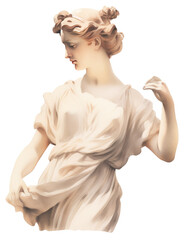 Wall Mural - Graceful classical statue with head turned