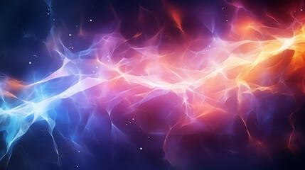 Wall Mural - Energy lightning collision powerful illustration explosion background