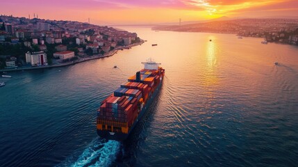 Poster -  export of goods from Turkey 