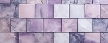 Lilac Marble Tile Tile Colors Stone Look, In The Style Of Mosaic Pop Art