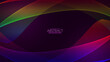 Rainbow fine mesh abstract background on dark purple background. Suitable for wallpaper