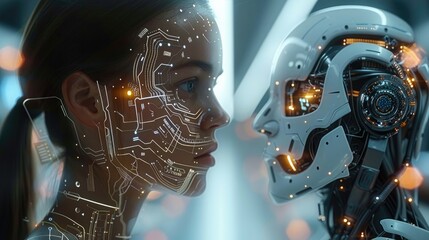Poster - Artificial intelligence emerging role in patient interaction and telemedicine. Accessible. Virtual AI Assistant. Generative AI.