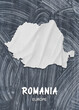 Europe - Country map & nation flag wallpaper - Romania