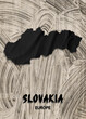 Europe - Country map & nation flag wallpaper - Slovakia