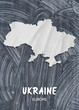 Europe - Country map & nation flag wallpaper - Ukraine