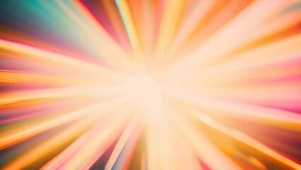 Poster - Colorful Bursting Rainbow Abstract Background